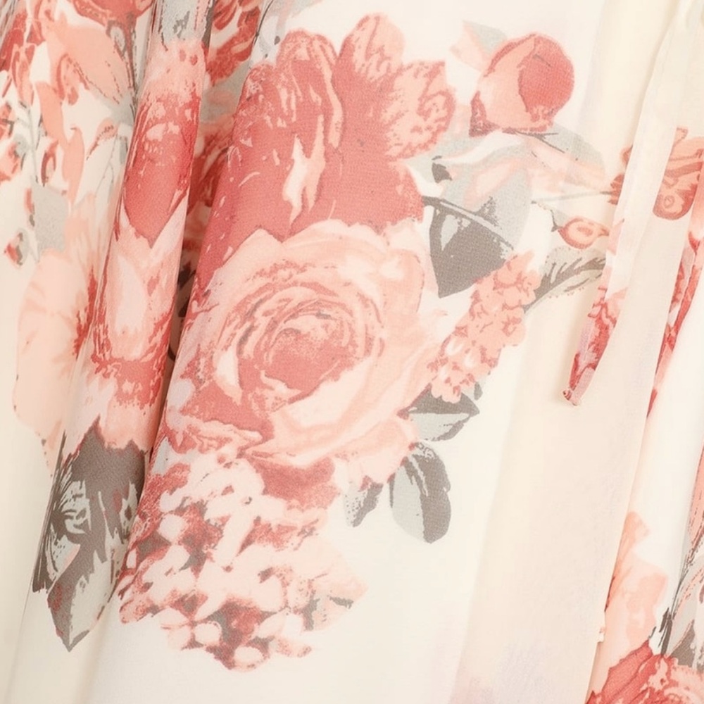 NWT. Lulus Florals Sleeveless Maxi Dress - Picture 8 of 9